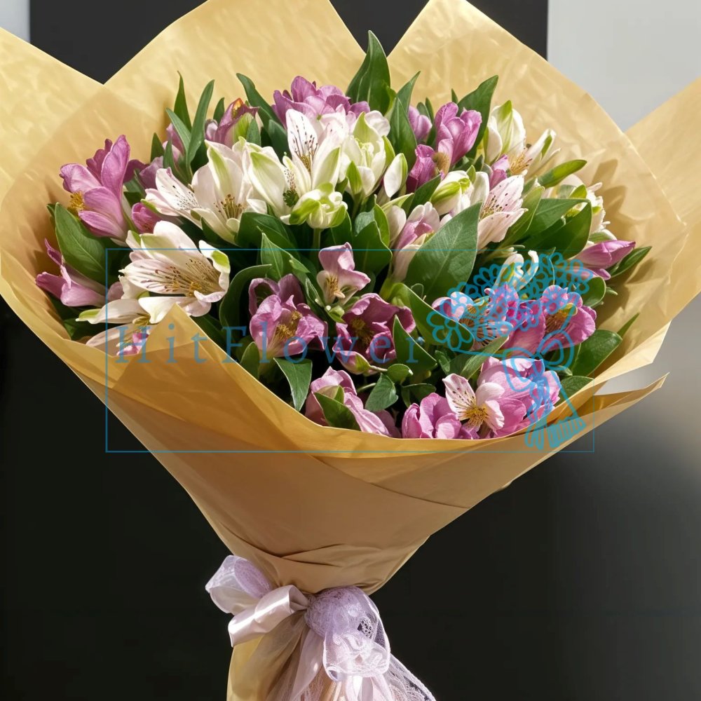 Букет цветов из: Альстромерии